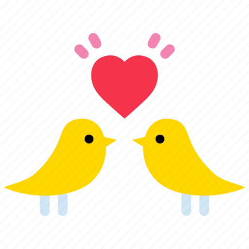 Bird, couple, heart, love, marriage, valentines day, wedding icon - Download on Iconfinder