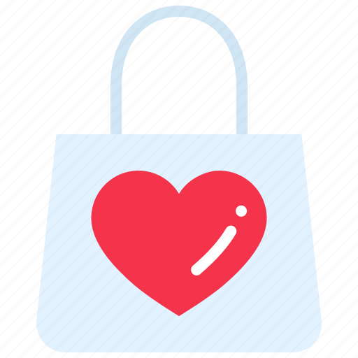 Gift, hand bag, heart, love, purchase, shopping icon - Download on Iconfinder