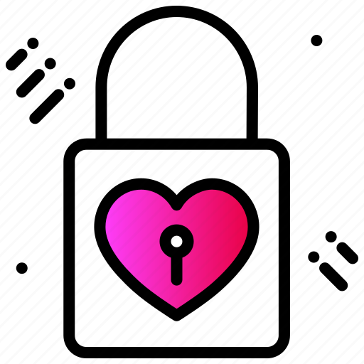 Heart, lock, love, wed lock, wedding icon - Download on Iconfinder