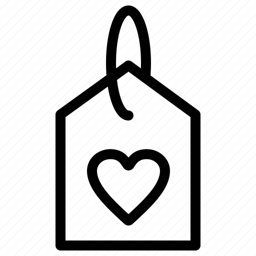 Love, romantic, tag, valentine icon - Download on Iconfinder