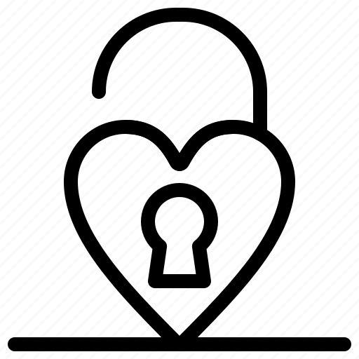 Love, romantic, unlock, valentine icon - Download on Iconfinder