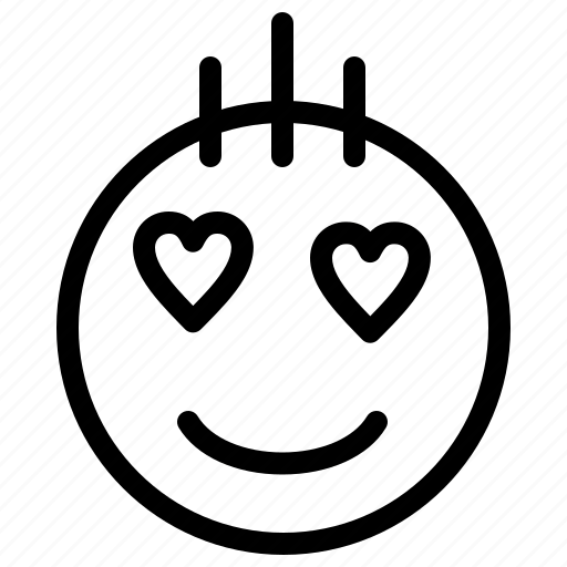 Emoji, happy, love, romantic, valentine icon - Download on Iconfinder