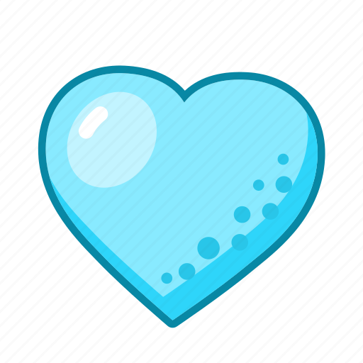 Blue, heart, love, valentine icon - Download on Iconfinder