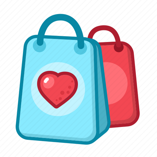 Valentine, shopping, shop, bag icon - Download on Iconfinder