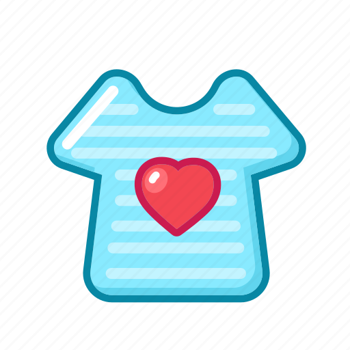 Love, shirt, clothes, valentine, heart icon - Download on Iconfinder