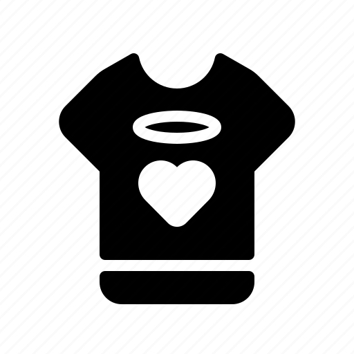 Tshirt, clothes, heart, romance, love, fashion, wear icon - Download on Iconfinder