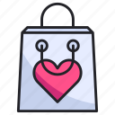 bag, ecommerce, love, romance, shop, shopping, valentine