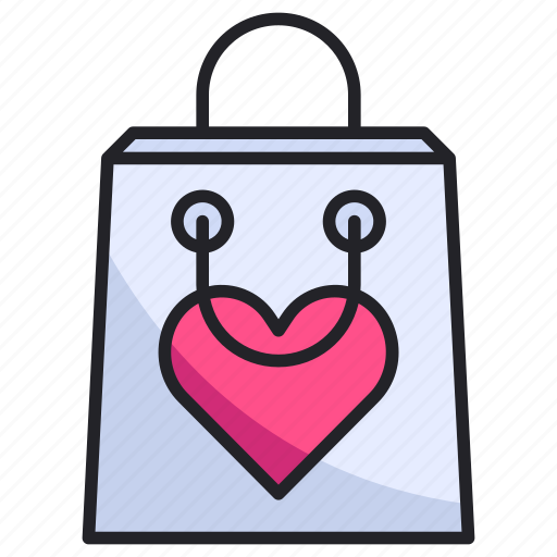 Bag, ecommerce, love, romance, shop, shopping, valentine icon - Download on Iconfinder