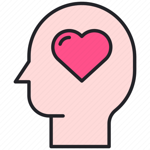 Emotion, head, heart, human, love, romance, valentine icon - Download on Iconfinder