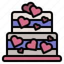 valentineday, cake, wedding, valentine, heart, dessert
