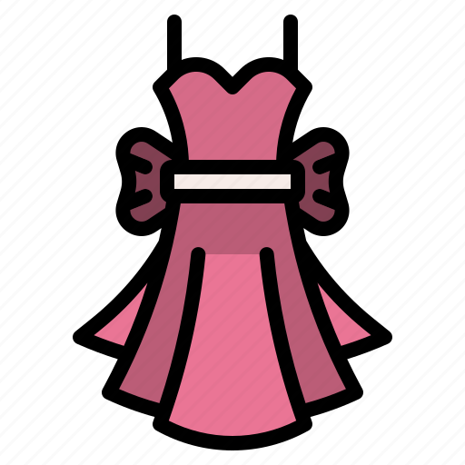 Valentineday, dress, wedding, bride, marriage, fashion icon - Download on Iconfinder