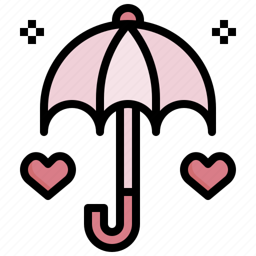 Umbrella, valentines, love, protection icon - Download on Iconfinder