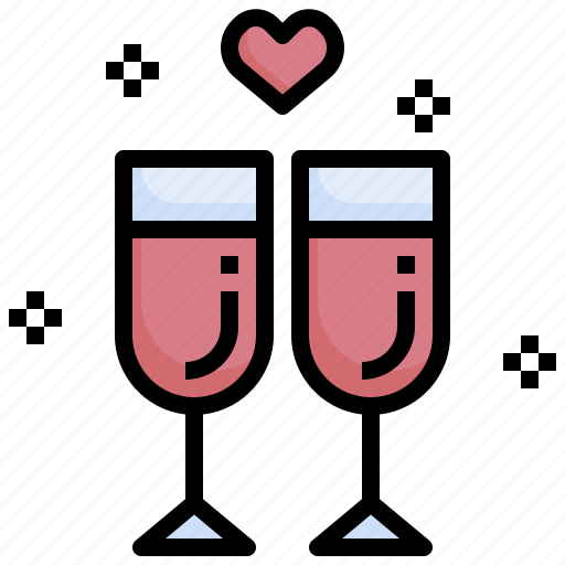 Wine, love, party, alcohol, valentines icon - Download on Iconfinder