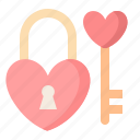 lock key, padlock, secure, couple, engagement, marriage, wedding, valentine