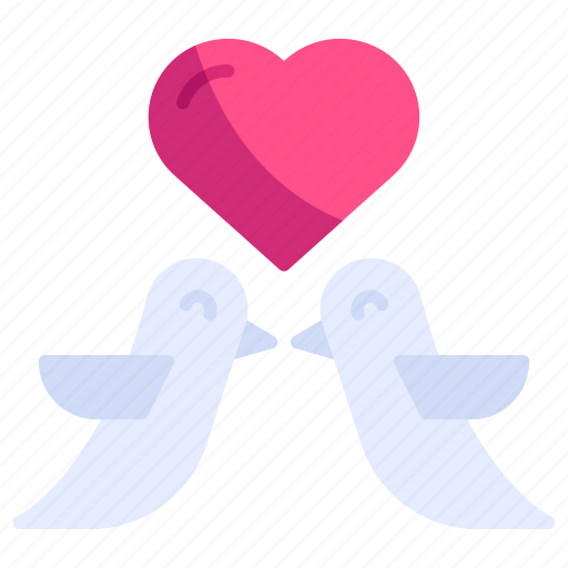 Bird, couple, cute, dove, love, marriage, valentine icon - Download on Iconfinder