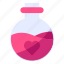 bottle, flask, lab, love, potion, romance, valentine 