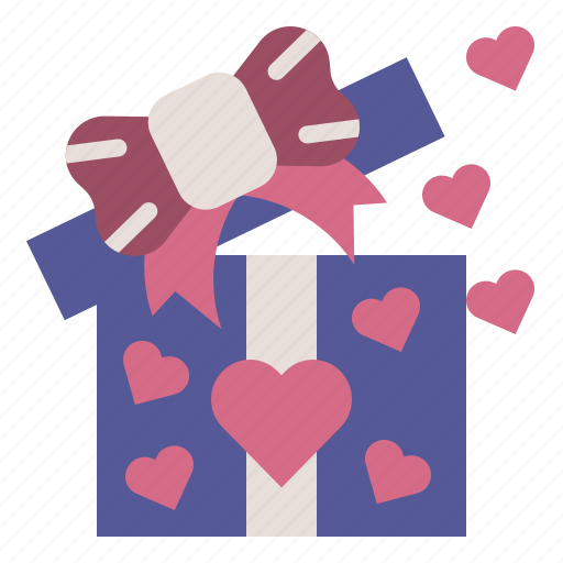 Valentineday, giftbox, present, heart, gift, box, party icon - Download on Iconfinder