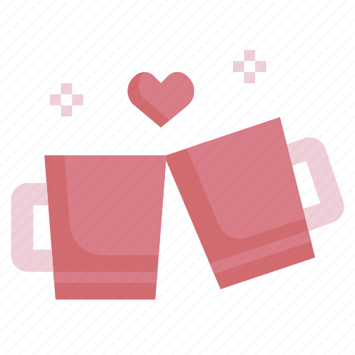 Cup, valentines, mugs, couple, romance icon - Download on Iconfinder