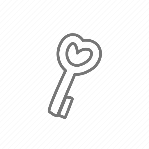 Heart, key, love, valentine, valentine's icon - Download on Iconfinder
