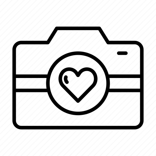 Camera, image, love, photo, picture, romance, valentine icon - Download on Iconfinder