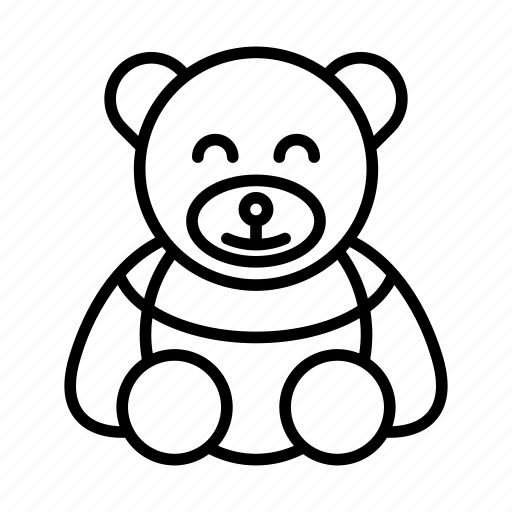 Bear, children, doll, gift, teddy, toy, valentine icon - Download on Iconfinder
