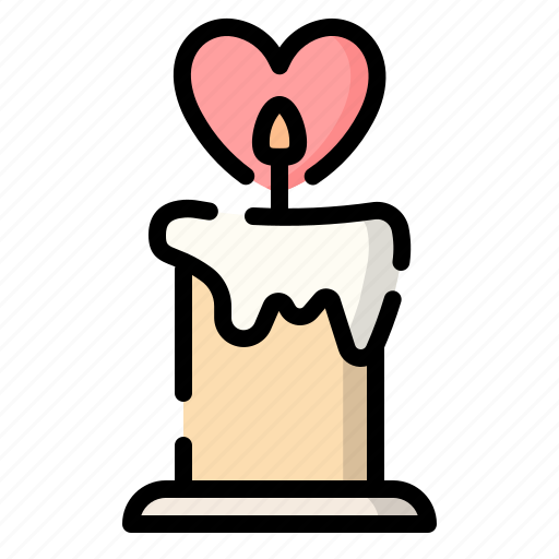 Candlelight, dinner, romance, candle, couple, engagement, romantic icon - Download on Iconfinder