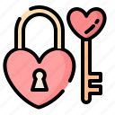 lock key, padlock, secure, engagement, marriage, agreement, wedding, love, valentine