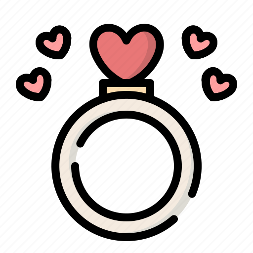 Ring, engagement, jewelry, diamond, wedding, valentine, marriage icon - Download on Iconfinder