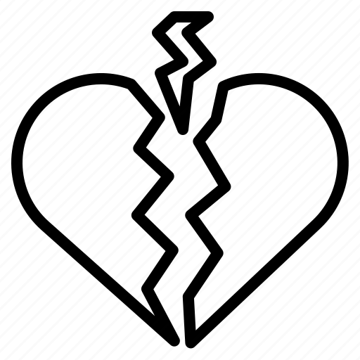 Valentineday, brokenheart, love, breakup, valentine, heartbreak icon - Download on Iconfinder