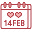 calendar, valentines, time, date, heart