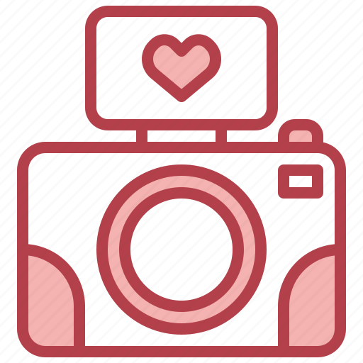 Camera, valentines, photo, heart, digital icon - Download on Iconfinder