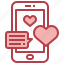 chat, love, valentines, smartphone, appcommunications 