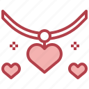 necklace, pendant, heart, fashion, jewel