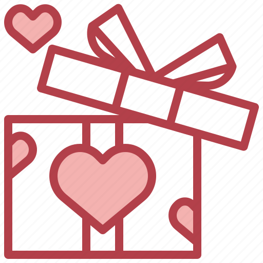 Surprise, valentines, present, gift, box icon - Download on Iconfinder