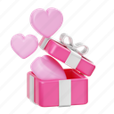 love, gift, box, shopping, present, birthday, heart, valentine, decoration