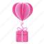 valentines, gift, love, balloons, romantic, valentine, present, birthday, heart 