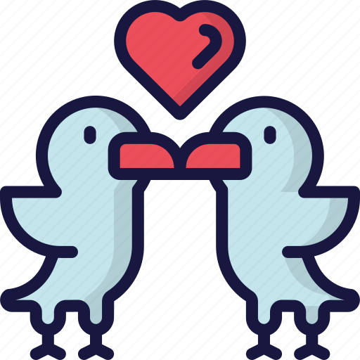 Animal, birds, february, love, valentines icon - Download on Iconfinder