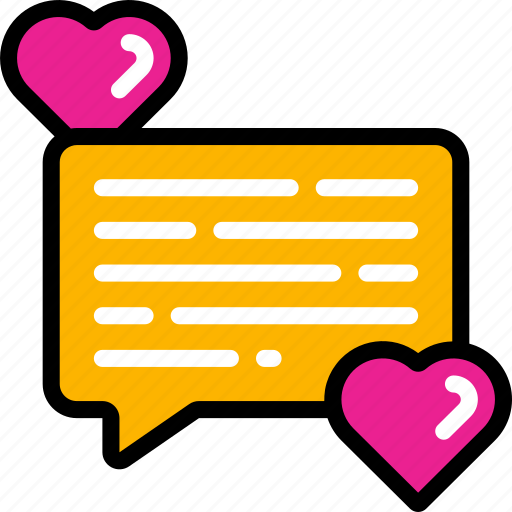 February, love, messages, text, valentines icon - Download on Iconfinder
