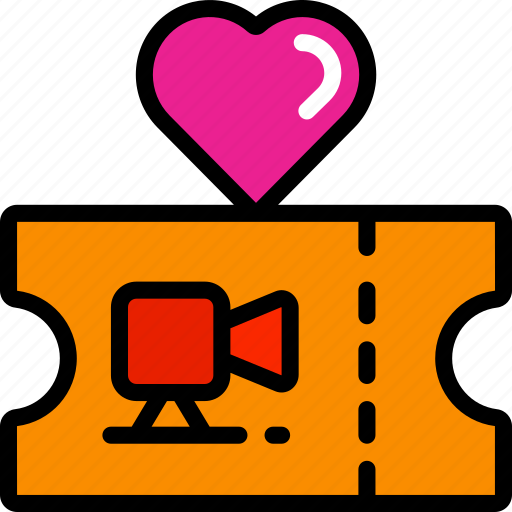 February, film, love, movie, ticket, valentines icon - Download on Iconfinder
