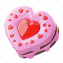 cookies, food, dessert, sweet, love, romance, valentine, heart, cake