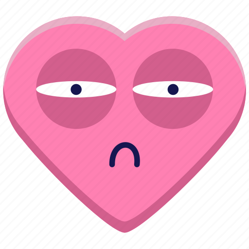 Exhausted, eye bags, fatigue, sad, tired, unhappy, worn out icon - Download on Iconfinder