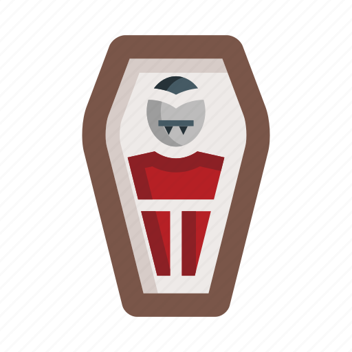 Vampire, coffin, dracula, casket, sleeping icon - Download on Iconfinder