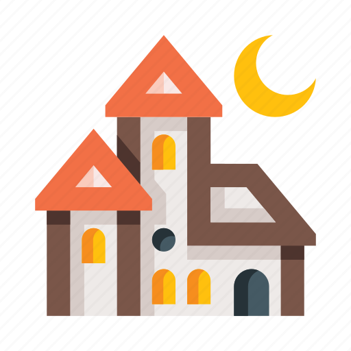 Castle, dracula, vampire, fortress, halloween, medieval icon - Download on Iconfinder