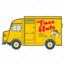 citroën, delivery, fast food, taco, transportation, truck, vehicle