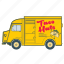 citroën, delivery, fast food, taco, transportation, truck, vehicle 