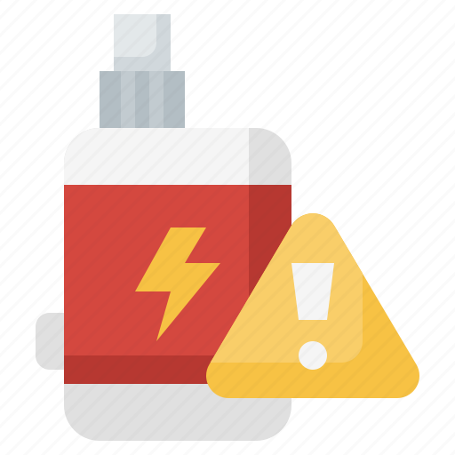 Cigarette, electronic, tobacco, vape, vaping, warning icon - Download on Iconfinder