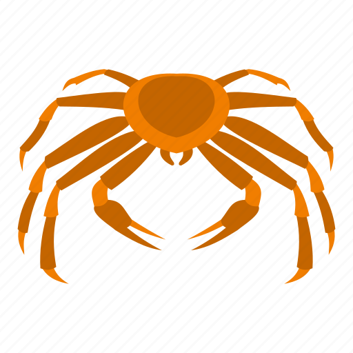 Animal, claw, crab, ocean, orange, sea, seafood icon - Download on Iconfinder