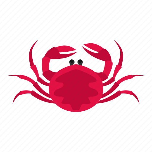 Animal, claw, crab, ocean, pink, sea, seafood icon - Download on Iconfinder