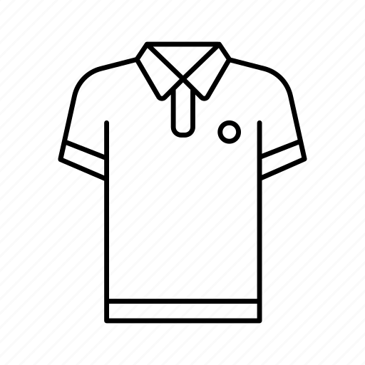 Clothes, clothing, garment, menswear, polo, short sleeve, t-shirt icon - Download on Iconfinder