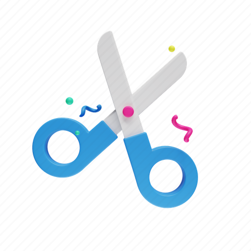 Cut, cutting, scissor, 3d, icon, 3d icon, set icon - Download on Iconfinder